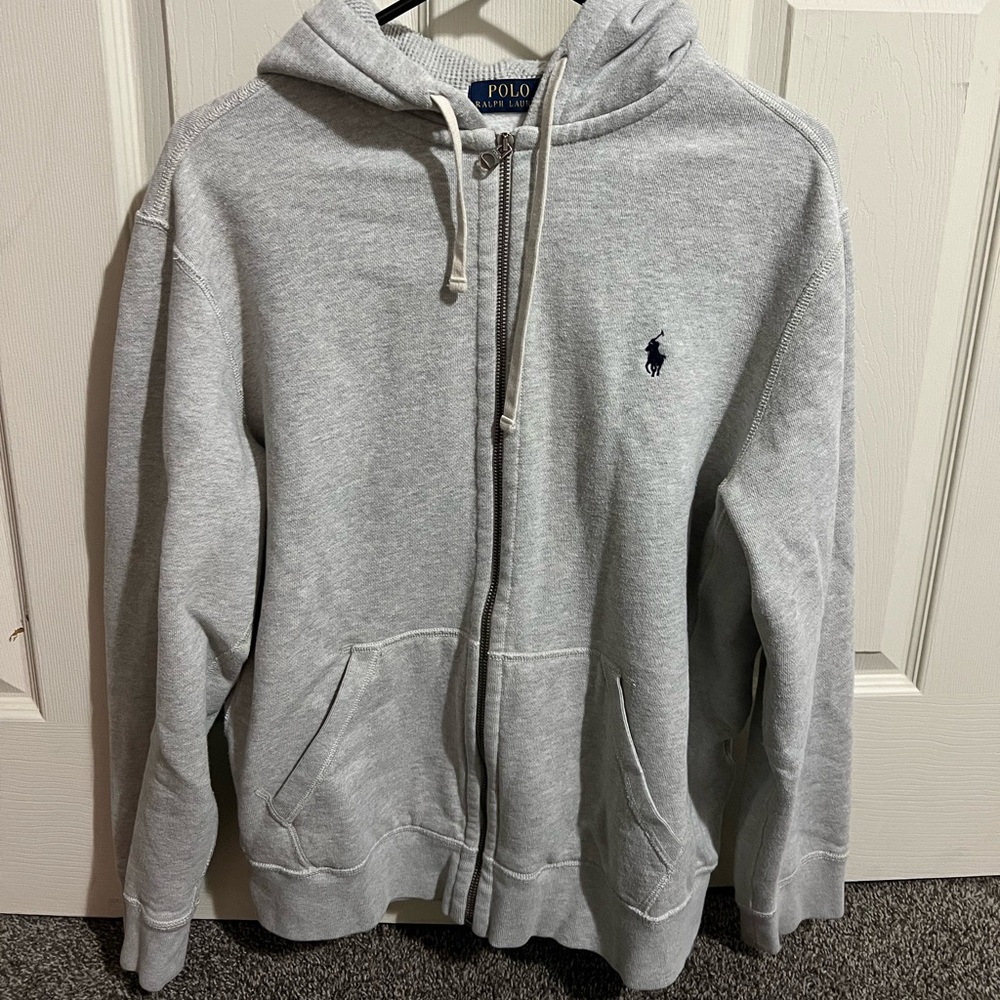 Polo zip up sweatshirt